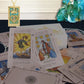 🔮 58% RABATT NU! ✨ Lyxig Gyllene Tarotkortlek – Inklusive Guidebok, Svart Sammetspåse & Spådomskort 🎴📖