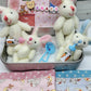 🐰 50% RABATT! 🎁 Mummy Bunny Mini Plyschfickask i Plåt – Söt Presentförpackning, Samlarbar & Perfekt för Påsken 🐣