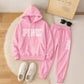 Unisexoversized hoodies & sweatpants i enfärgad modell