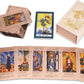 🔮 58% RABATT NU! ✨ Lyxig Gyllene Tarotkortlek – Inklusive Guidebok, Svart Sammetspåse & Spådomskort 🎴📖