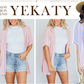 👚 50% RABATT NU! ☀️ Flödande kortärmad cardigan – Lättvikt, andningsbar & ansträngningslöst chic – sommarbasvara 🌿