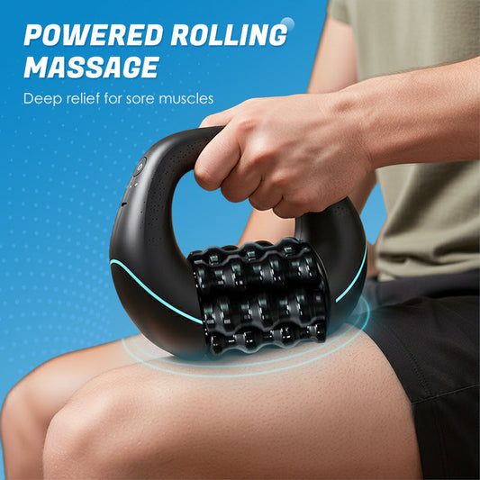 🔥🎁Nyhet 50 % RABATT🔄 Multifunktionell Massagerulle | Silikonkulor, Djupt Muskelarbete, Bärbar ✨