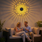 Solcellsdriven Mandala Projektorlampa | Väderbeständig utomhusbelysning