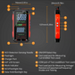 ⏰Få 50 % rabatt nu! ⏰USB-laddningsbar digital multimeter – True RMS, automatiskt områdesvärde, bakgrundsbelyst LCD-display, KAT III 1000V 🛡️