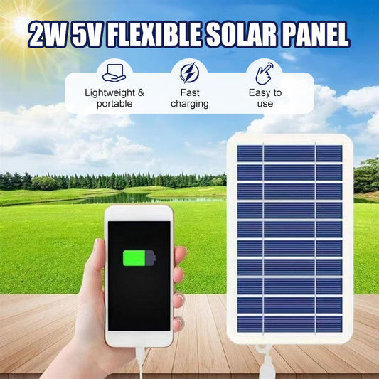 2W 5V flexibel solpanel