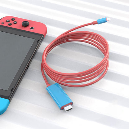 🔥Trött på liten Switch-skärm? Spela på storbild med USB-C till HDMI-kabel för 4K-anslutning 🎮