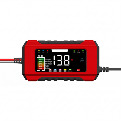 🔥🚗50% RABATT NU!🔋Smart bilbatteriladdare med 9-stegsladdning & LCD-skärm🛡️