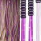 ✨50% RABATT NU! !✨ Glittrande hårslingor med clips – Glänsande hårglitter för fest & vardag
