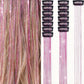 ✨50% RABATT NU! !✨ Glittrande hårslingor med clips – Glänsande hårglitter för fest & vardag