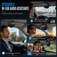 📢📢 50% RABATT🚗 SP11 Handsfree Bluetooth-högtalare för Solskydd i Bil med Vibrationsaktiverad Autostart, A2DP-stöd och Röstuppringning